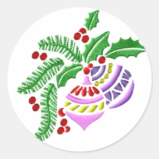 Kerst Seal Stickers (Voorkant)