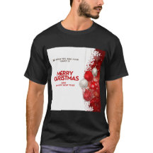 Kerst seizoen aangepaste mode tshirt