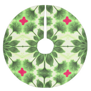 Kerst seizoen groen rood klassiek patroon kerstboom rok