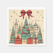 kerst servet (Voorkant)