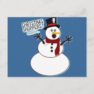 Kerst Shoppers! Feestdagenkaart