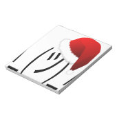 kerst shrug emoji notitieblok (Gedraaid)