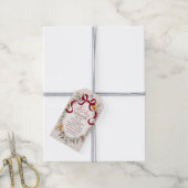 Kerst Simmer Pot Kerstmis Cadeaulabel (Met Touw)