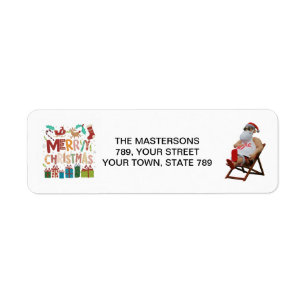 Kerst & Sinterklaas personaliseren Etiket
