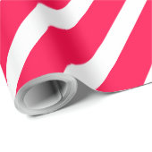 Kerst Sjabloon Nostalgische rode witte strepen Cadeaupapier (Rol Hoek)