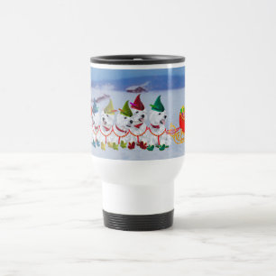 Kerst slee reisbeker