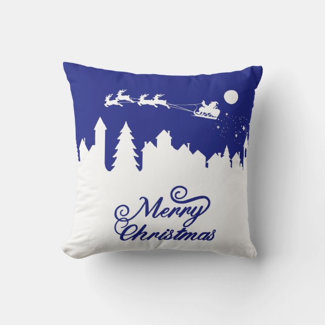 Kerst slee-rit kussen (Voorkant)