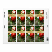 Kerst Sneeuwman Keuken Treat Baking Label (Full Sheet)