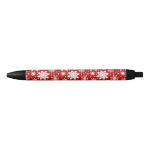 Kerst Sneeuwvlokken Naadloze Patroon Pen