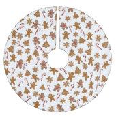 Kerst snoep Canes en peperkoek mannen Kerstboom Rok (Voorkant)