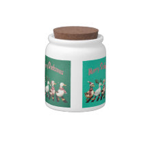 Kerst Snoep/Cookie Jar Merry Ducksmas