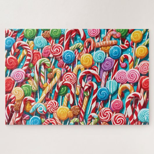 Kerst snoep Galore puzzel Legpuzzel (Horizontaal)