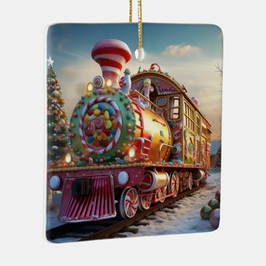 Kerst snoep keramisch ornament (Rechts)