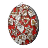 Kerst Snoep Kunst Dartbord (Voorkant Rechts)