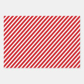 Kerst Snoep Stripe Wrapping Paper (Voorkant)
