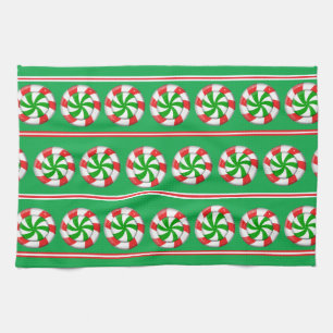kerst-Snoep Theedoek