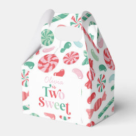 Kerst Snoep Twee lieve 2e Verjaardag Bedankdoosjes