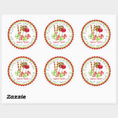 Kerst Snoep Vakantie Stickers (Vel)