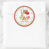 Kerst Snoep Vakantie Stickers (Tas)