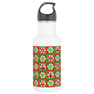 Kerst Snoepjes Gezichten Waterfles
