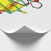 Kerst Softbal Cadeaupapier (Hoek)