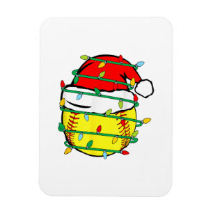 Kerst Softbal Magneet
