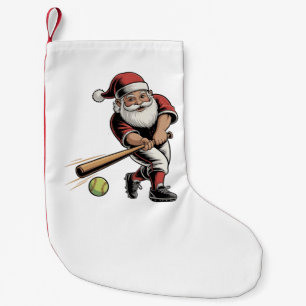 Kerst Softbal Spelen Kerstman Sport Kleine Kerstsok