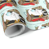 Kerst Speelgoed Box Cat Cadeaupapier (Rol Hoek)