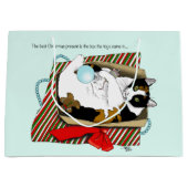 Kerst Speelgoed Box Cat Groot Cadeauzakje (Voorkant)