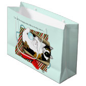 Kerst Speelgoed Box Cat Groot Cadeauzakje (Voorkant Gekanteld)