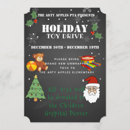 Kerst-speelgoed-drive ziekenhuisschokdemper kaart