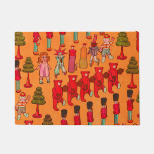 Kerst Speelgoed  Kinderen Spelen Deurmat