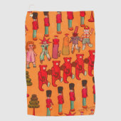 Kerst Speelgoed  Kinderen Spelen Golfhanddoek (Voorkant)