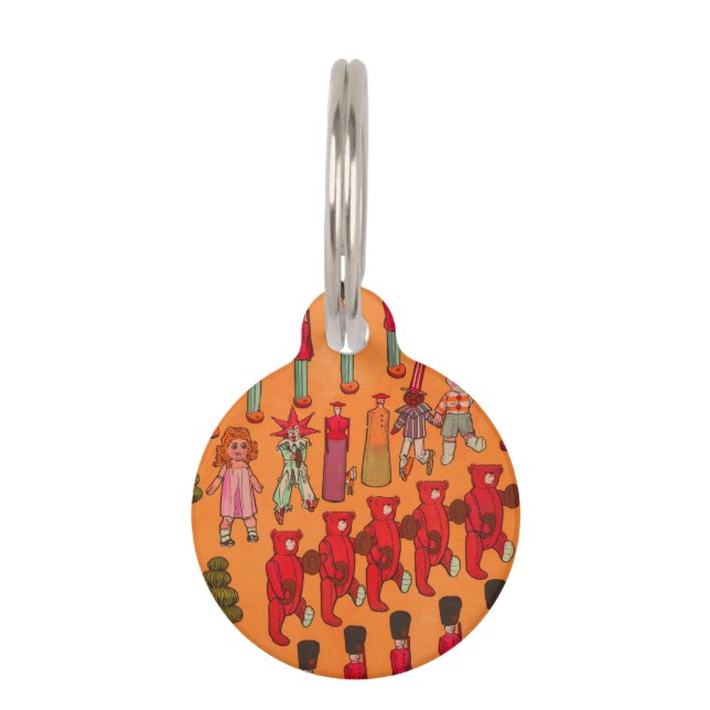 Kerst Speelgoed  Kinderen Spelen Huisdierpenning (Voorkant)