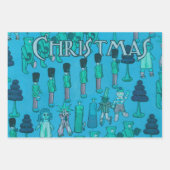 Kerst Speelgoed  Kinderen Spelen Inpakpapier Vel (Voorkant 2)