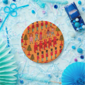 Kerst Speelgoed Kinderen Spelen Papieren Bordje (Feest)