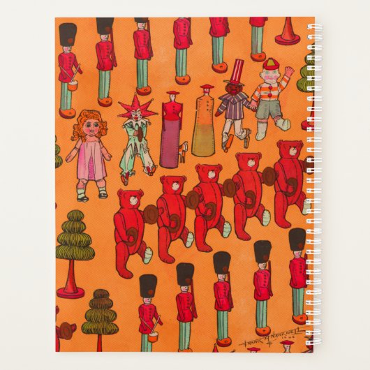 Kerst Speelgoed  Kinderen Spelen Planner (Achterkant)