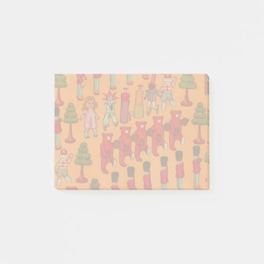 Kerst Speelgoed Kinderen Spelen Post-it® Notes (Voorkant)