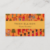 Kerst Speelgoed  Kinderen Spelen Visitekaartje (Voorkant)