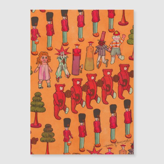 Kerst Speelgoed Vintage Kinderen Spelen (Voorkant)