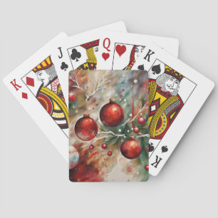 Kerst speelkaarten Pokerkaarten