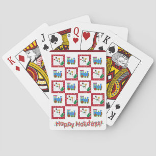 Kerst speelkaarten spel