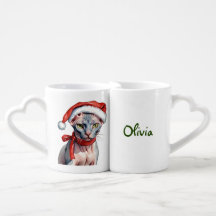 Kerst Sphynx kat Liefhebbers 'mok