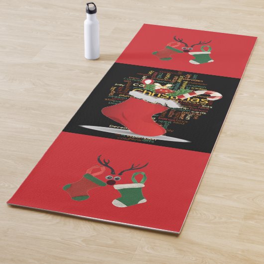 Kerst Sport en Games Yoga Mat (In situ)