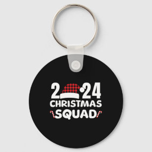 Kerst Squad 2024 Familiegroep Matching Christm Sleutelhanger