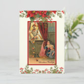 Kerst St. Nicholas Feest Dag Feest Uitnodigingen (Staand voorkant)