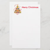 Kerst Stationery Boom van Drums Briefpapier (Voorkant / Achterkant)