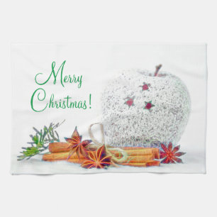 Kerst sterren keukenhanddoek