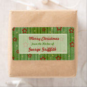 Kerst sterren van de keuken van labels. etiket (Insitu)