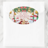 Kerst sticker (Tas)